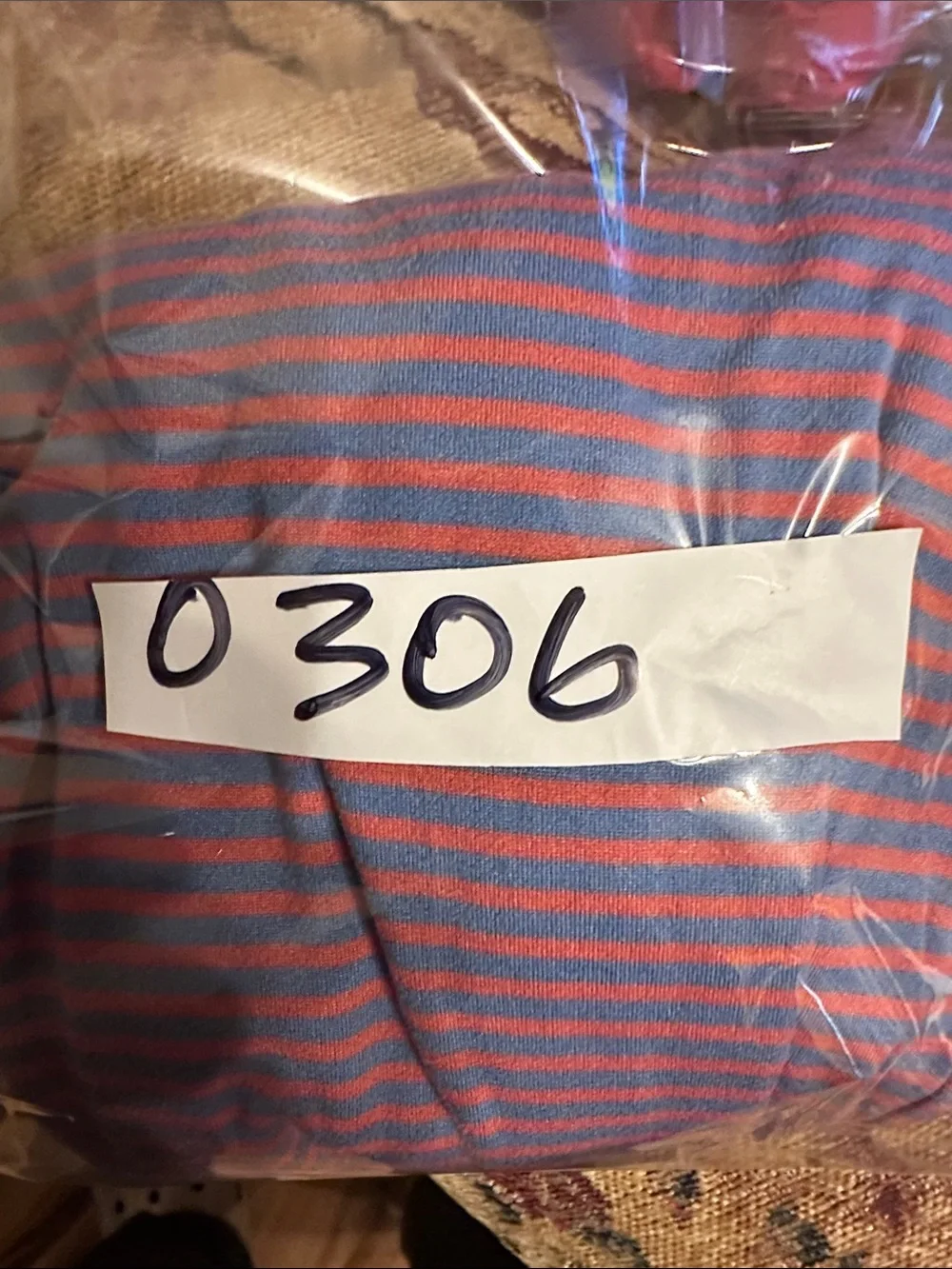 J. Crew Striped Performance Polo in Purple and Pink